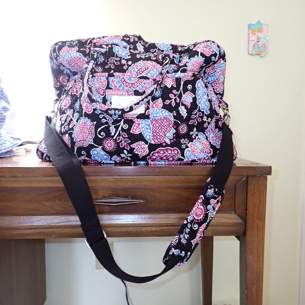 Vera Bradley Grand Weekender Travel Bag Alpine Floral
